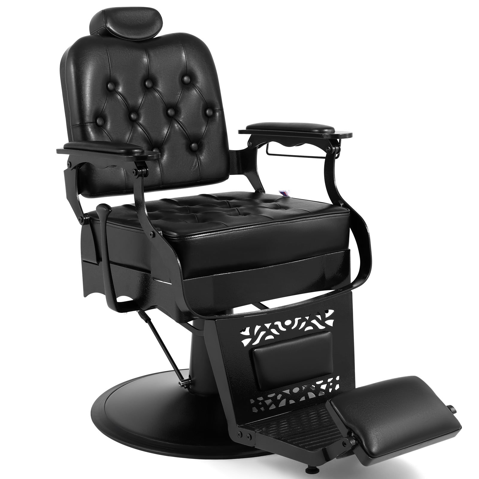 #5013 Vintage Barber Chair Heavy Duty Hydraulic Recline Salon Chair Classic Barber Chairs for Hair Stylist Tattoo Chair Barber Salon Equipment