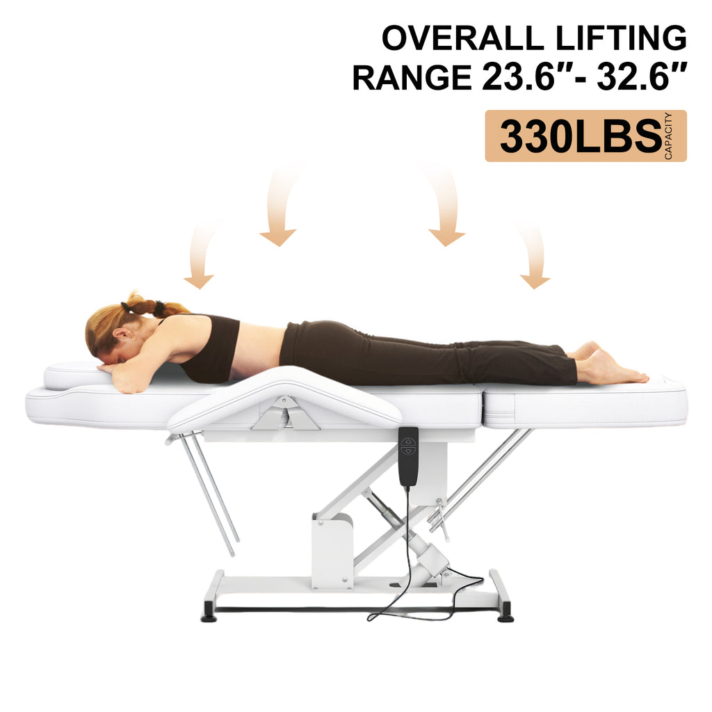 #9202 Massage Table Electric Height Adjustable Massage Bed Massage Bed Facial Bed Lash Bed for Eyelash Extensions Salon Chair