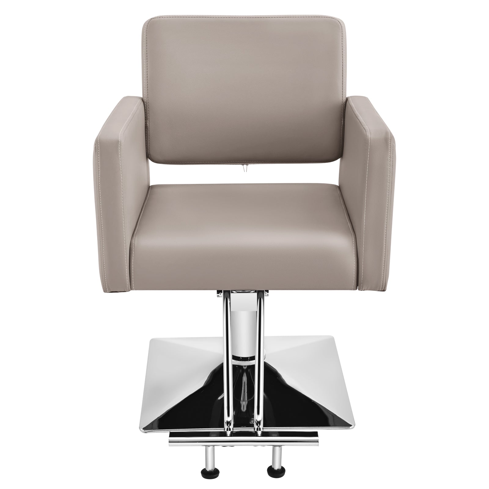 #5737 Gray Salon Chair for Hair Stylist with Back Cover, Hydraulic Hair Chair 360 Swivel Barber Chair, Beauty Salon Equipment for Hair Stylist Women, Max Load Weight 330 Lbs