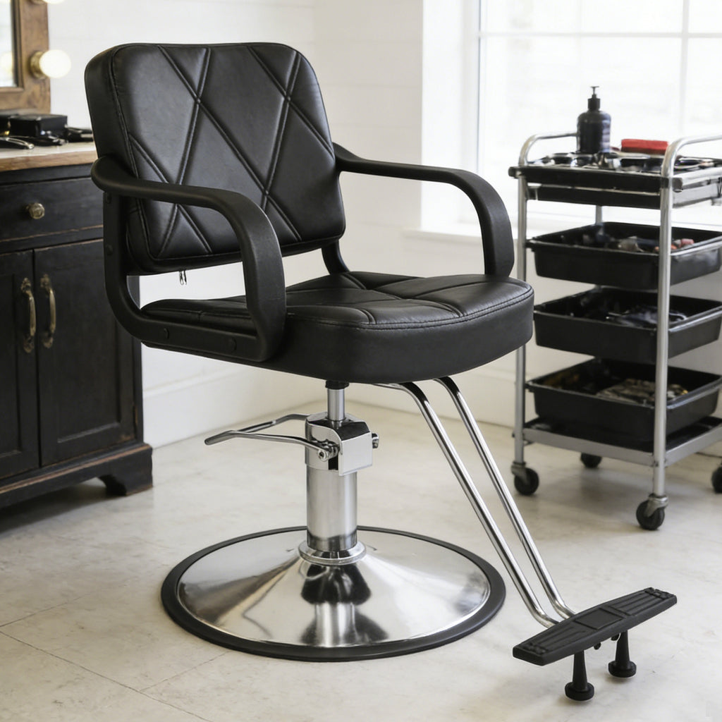 #2039 Black Classic Salon Hydraulic Barber Chair Beauty Spa Hair Dresser Stylist 360??