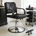 #2039 Black Classic Salon Hydraulic Barber Chair Beauty Spa Hair Dresser Stylist 360??