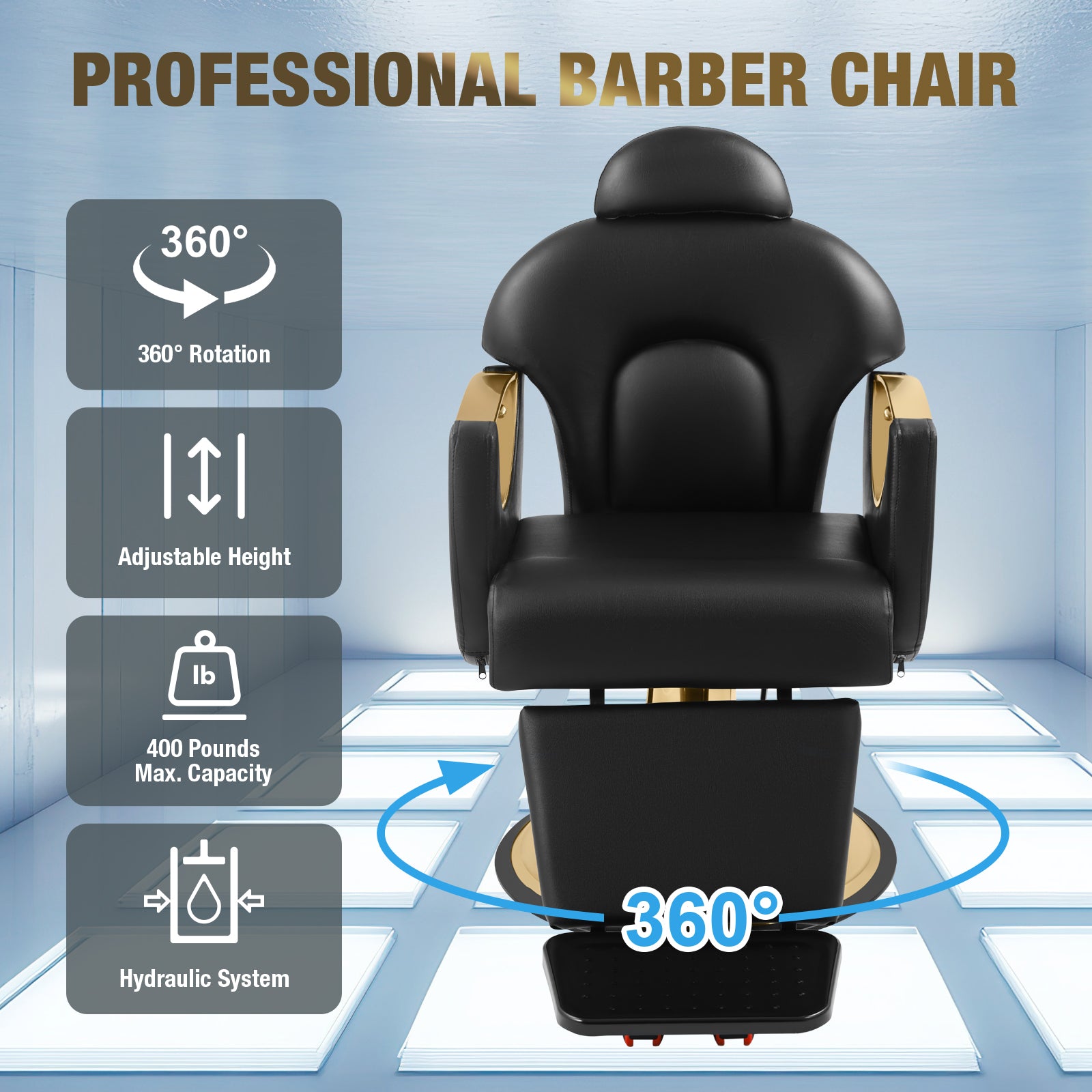 #69400 All Purpose Reclining Barber Chair