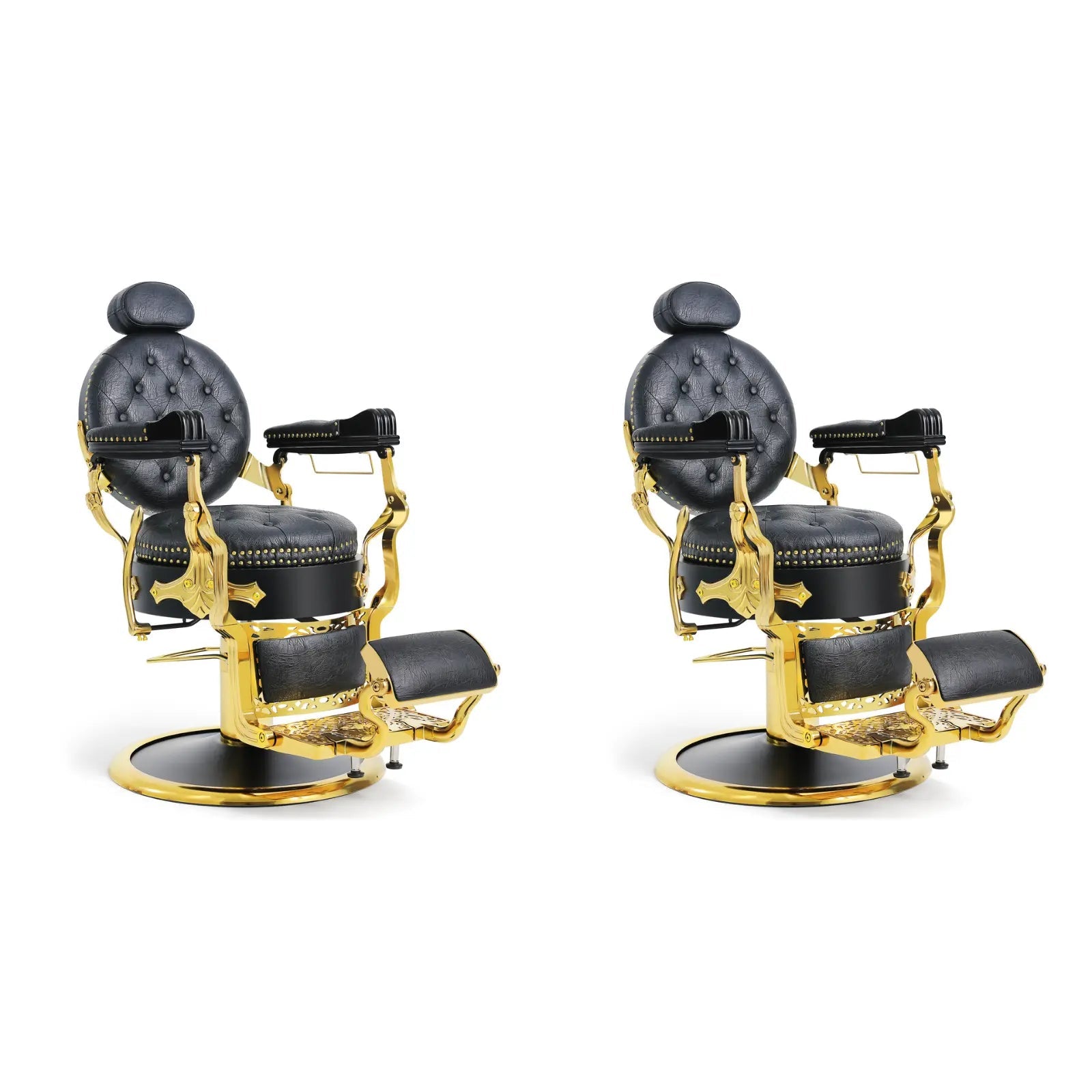 #5060 Royal Prestige Gold Barber Chair