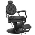 #5064 Retro Barber Chair Heavy Duty Barber Chairs Vintage Salon Chair Hydraulic Recline Chair Square Cushioning Beauty Spa Styling Equipment