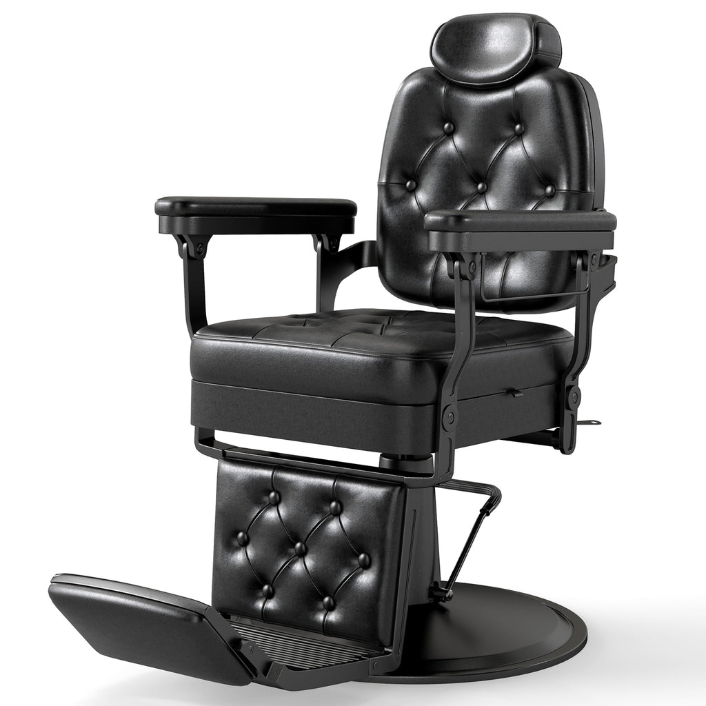 #5076 Artist hand Barber Chair for Hair Stylist, All Purpose Hydraulic Recline Salon Chair, Heavy Duty Barber Chairs, Professional Barbershop Beauty Spa Equipment