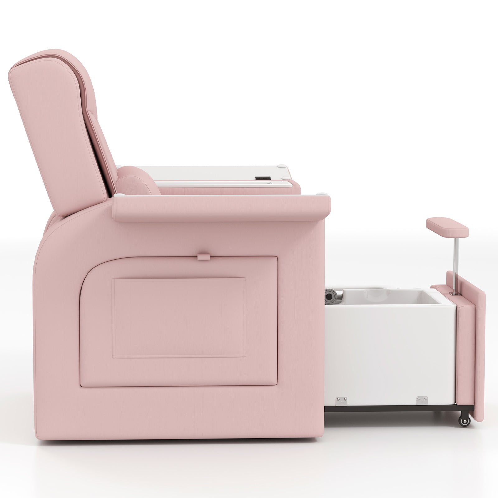 #1481 Artist hand Pedicure Spa Chair, Massage Chair, with Smart Foot Bathtub, Hand Wash, Salon Chairs for Manicure, Foot Bath