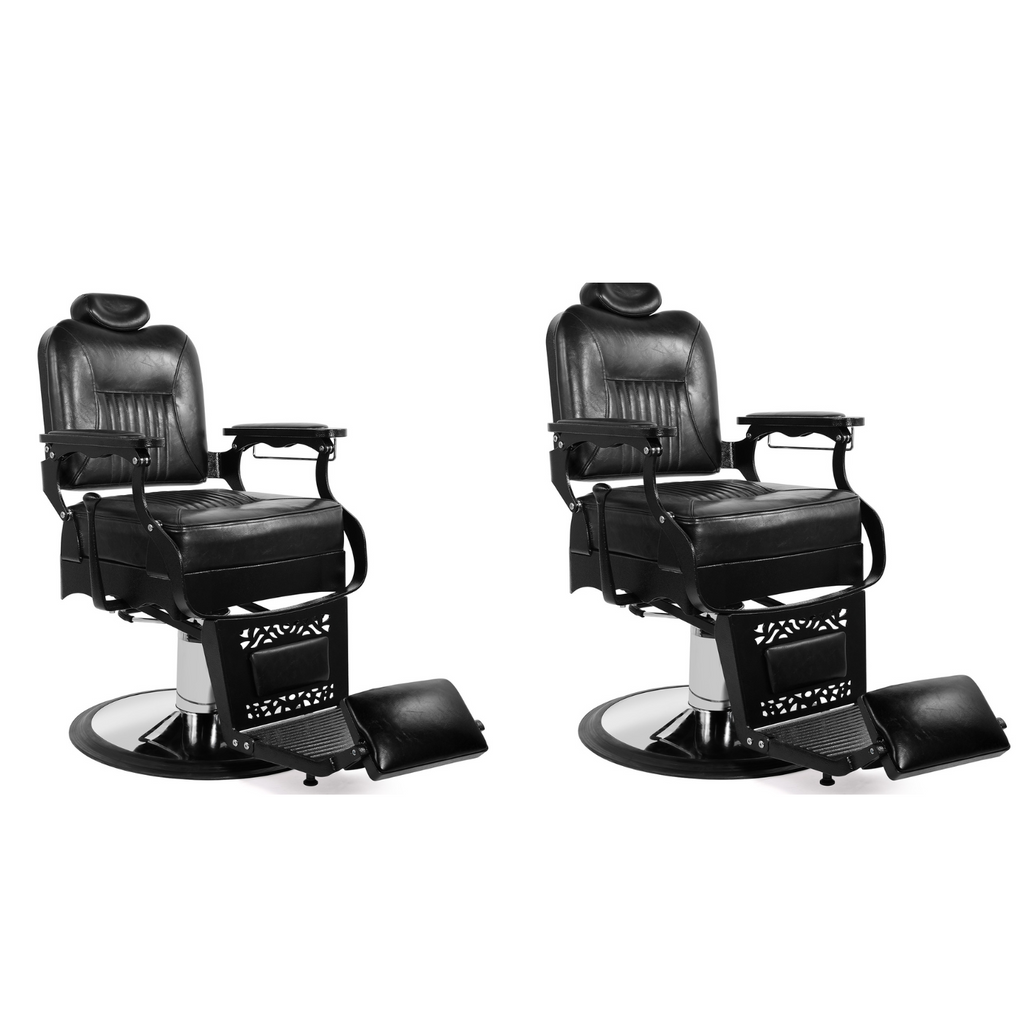 #5046 Vintage Heavy Duty Hydraulic Reclining Barber Chair