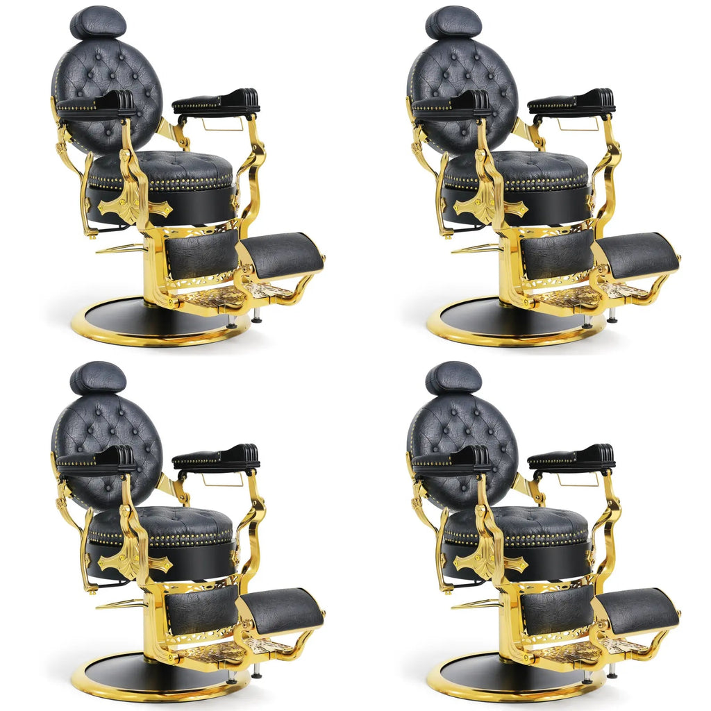 #5060 Royal Prestige Gold Barber Chair