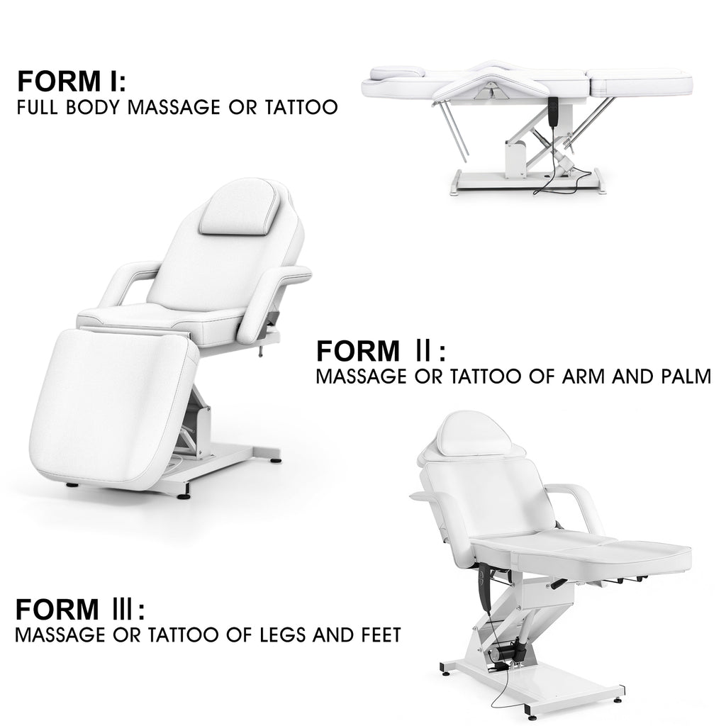 #9202 Massage Table Electric Height Adjustable Massage Bed Massage Bed Facial Bed Lash Bed for Eyelash Extensions Salon Chair
