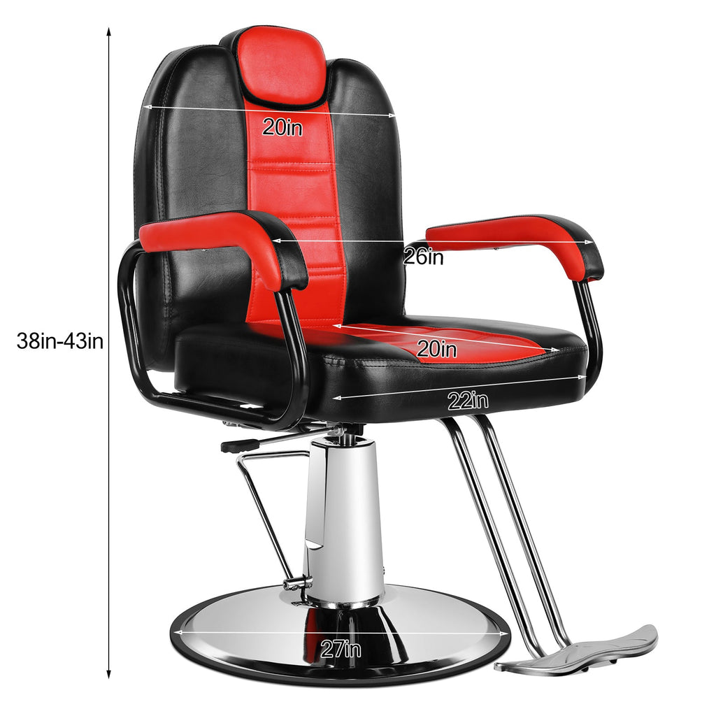 #5517 Hydraulic Recliner Barber Chair Artist hand
