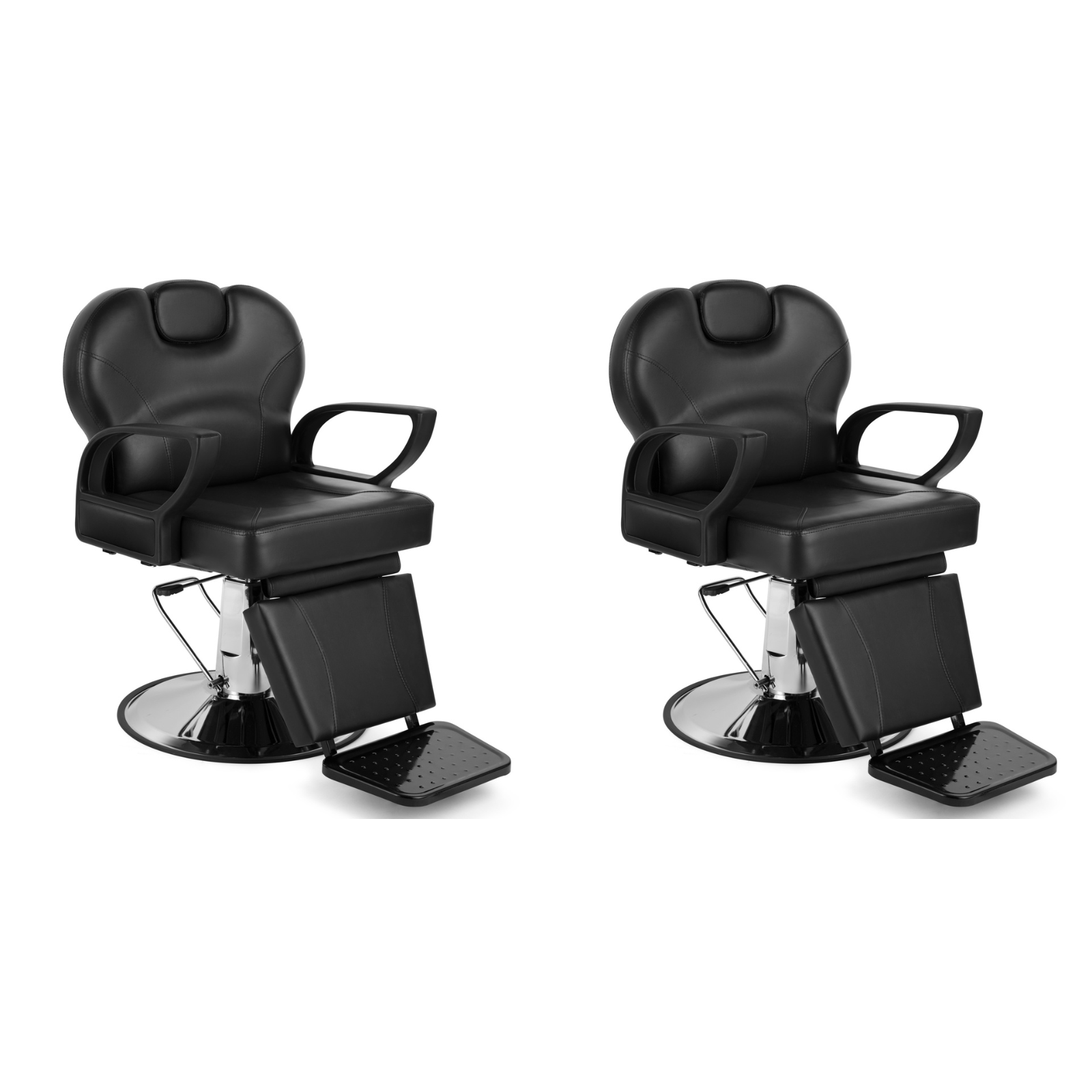 #5015 Hydraulic Reclining Barber Chair Artist hand