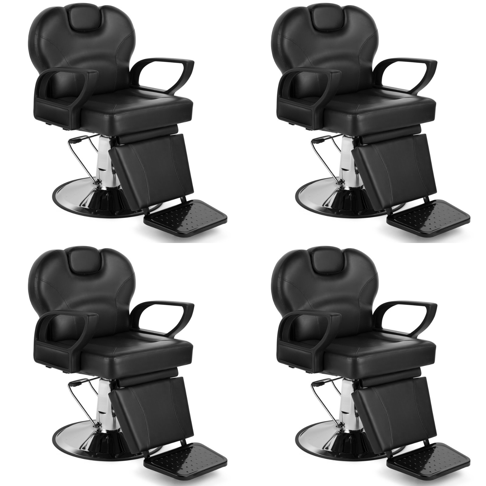 #5015 Hydraulic Reclining Barber Chair Artist hand