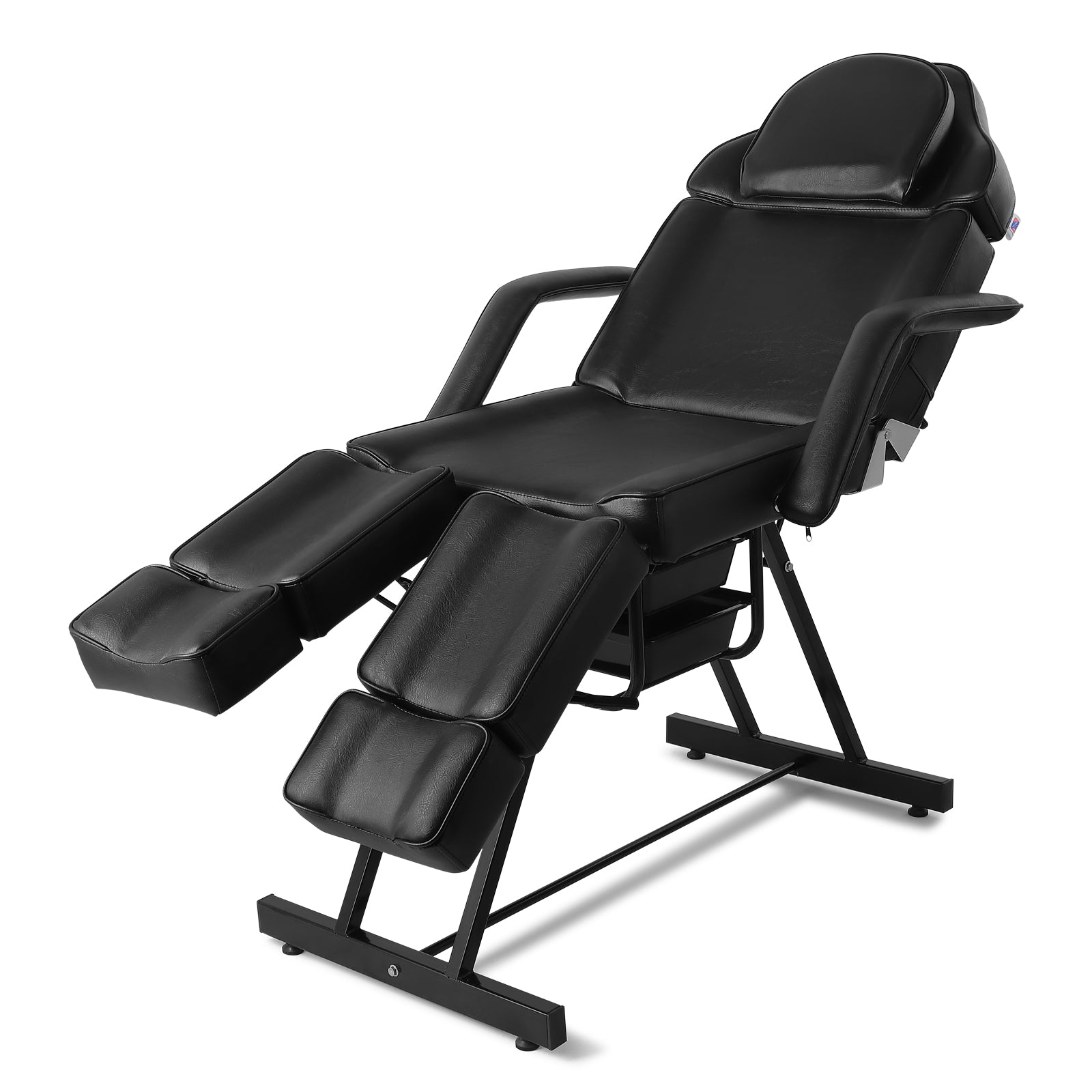 #2019 Massage Table Facial Bed Eyelash Extension Massage Bed with Tray, Split Footrests