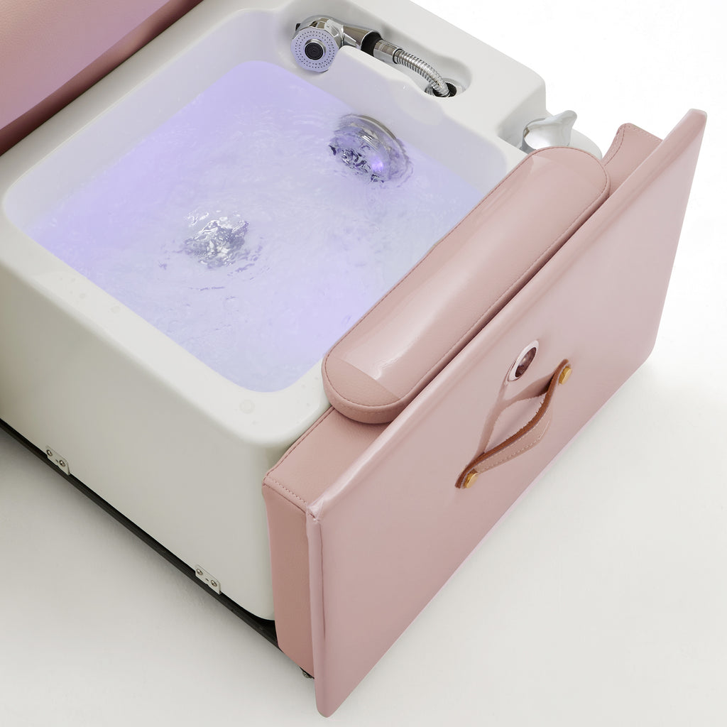 #1481 Artist hand Pedicure Spa Chair, Massage Chair, with Smart Foot Bathtub, Hand Wash, Salon Chairs for Manicure, Foot Bath