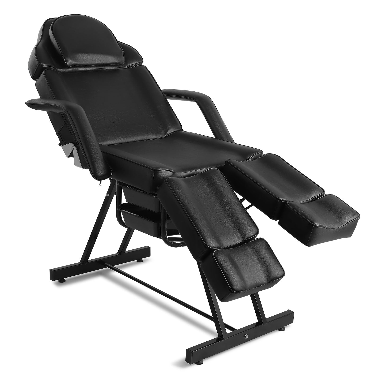 #2019 Massage Table Facial Bed Eyelash Extension Massage Bed with Tray, Split Footrests