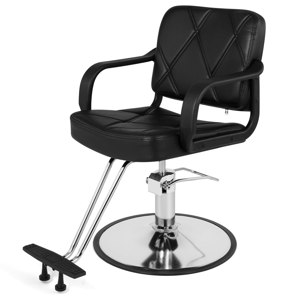 #2039 Black Classic Salon Hydraulic Barber Chair Beauty Spa Hair Dresser Stylist 360??