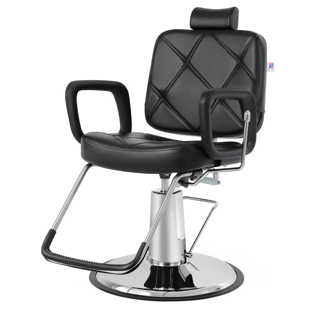 #5003 Hydraulic Recline All purpose Barber Chair Left Handed Artist hand