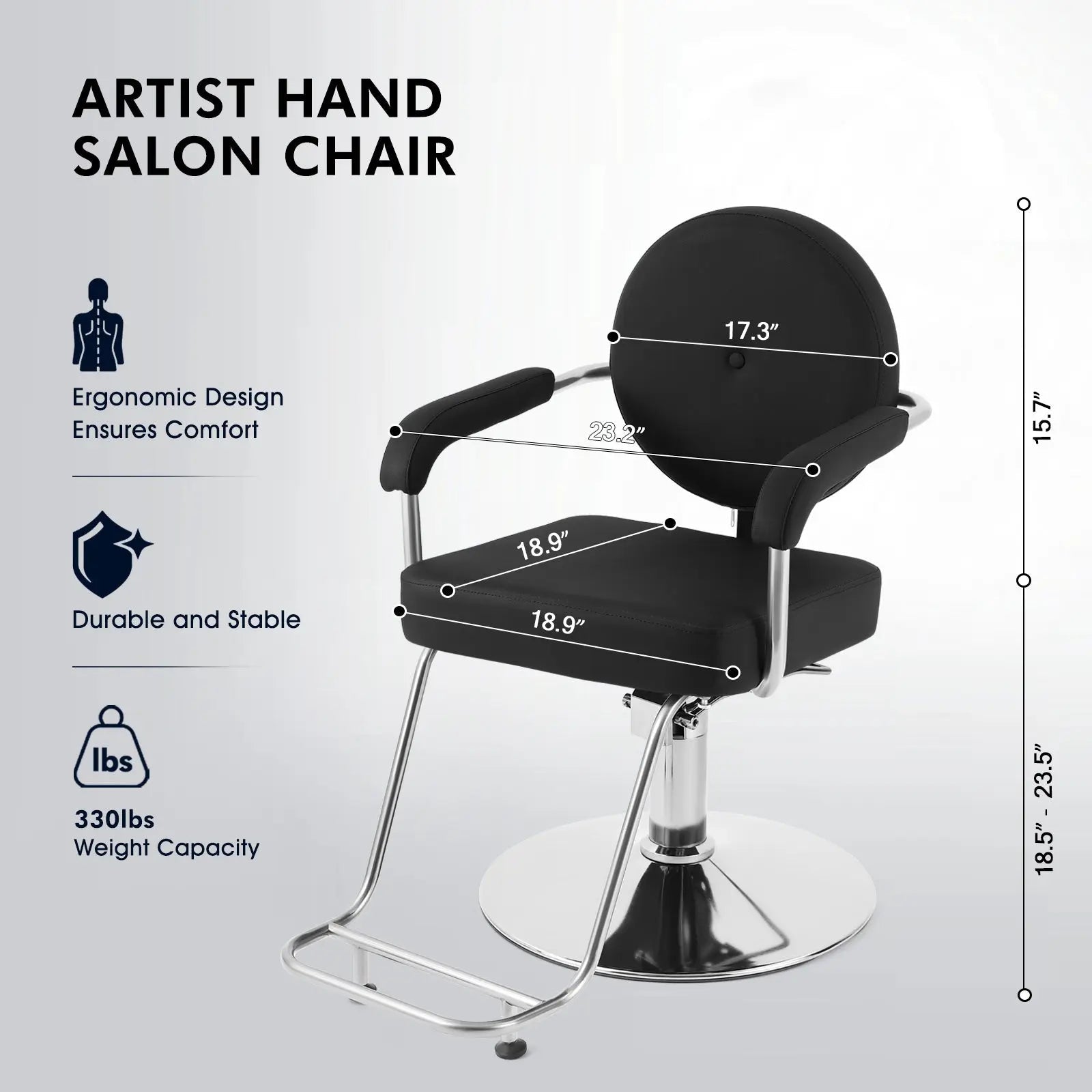 #5088 Salon Chair for Hair Stylist Artist hand