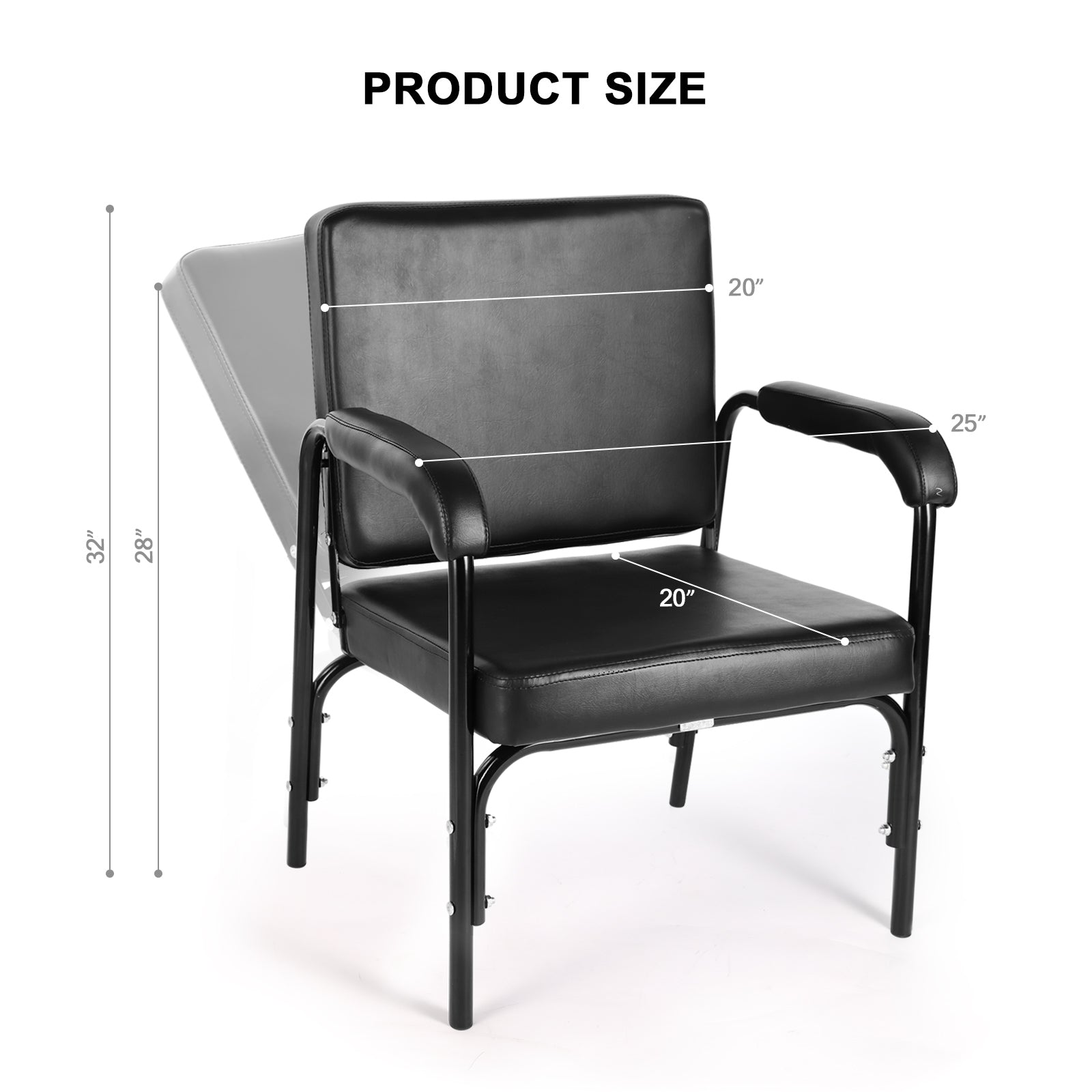 #1015 Shampoo Chair for Salon Reclinng Salon Chair Barber Chair