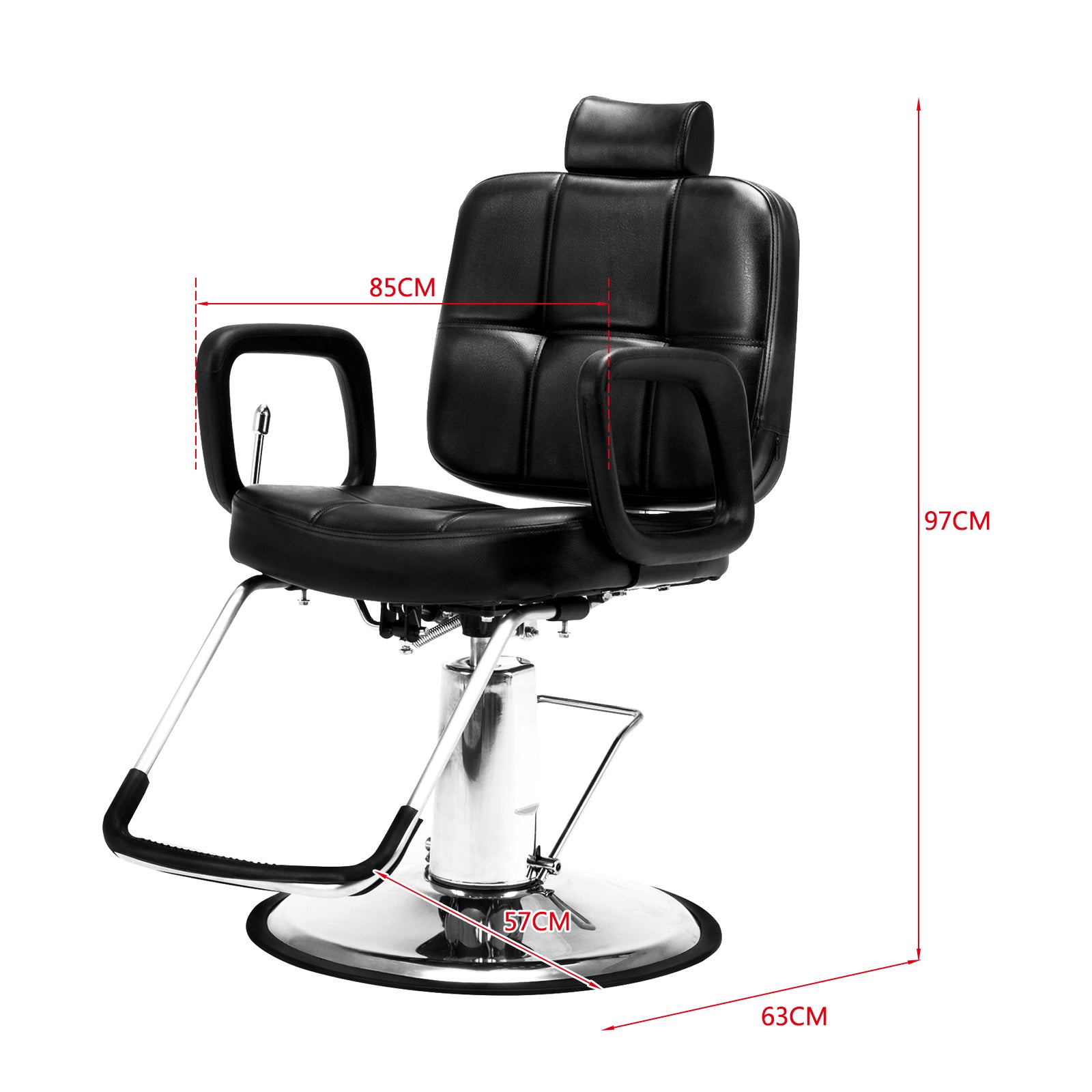 #5005 Hydraulic Recline Barber Chair Salon Chair for Hair Stylist Heavy Duty Tattoo Chair Shampoo Beauty Salon Equipment