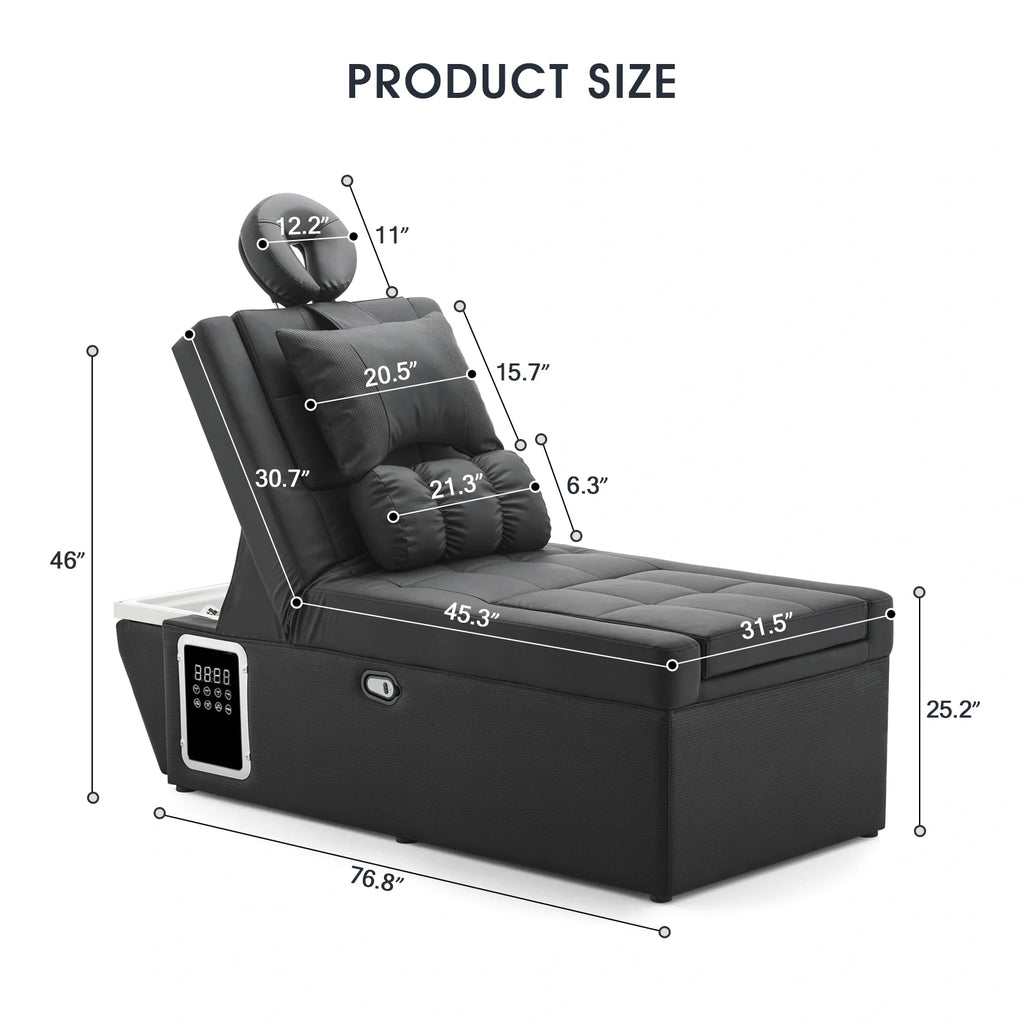 #1071 Head Spa Equipment, Foot Bath, Spa Beauty Salons, Backwash Unit Beauty Bed