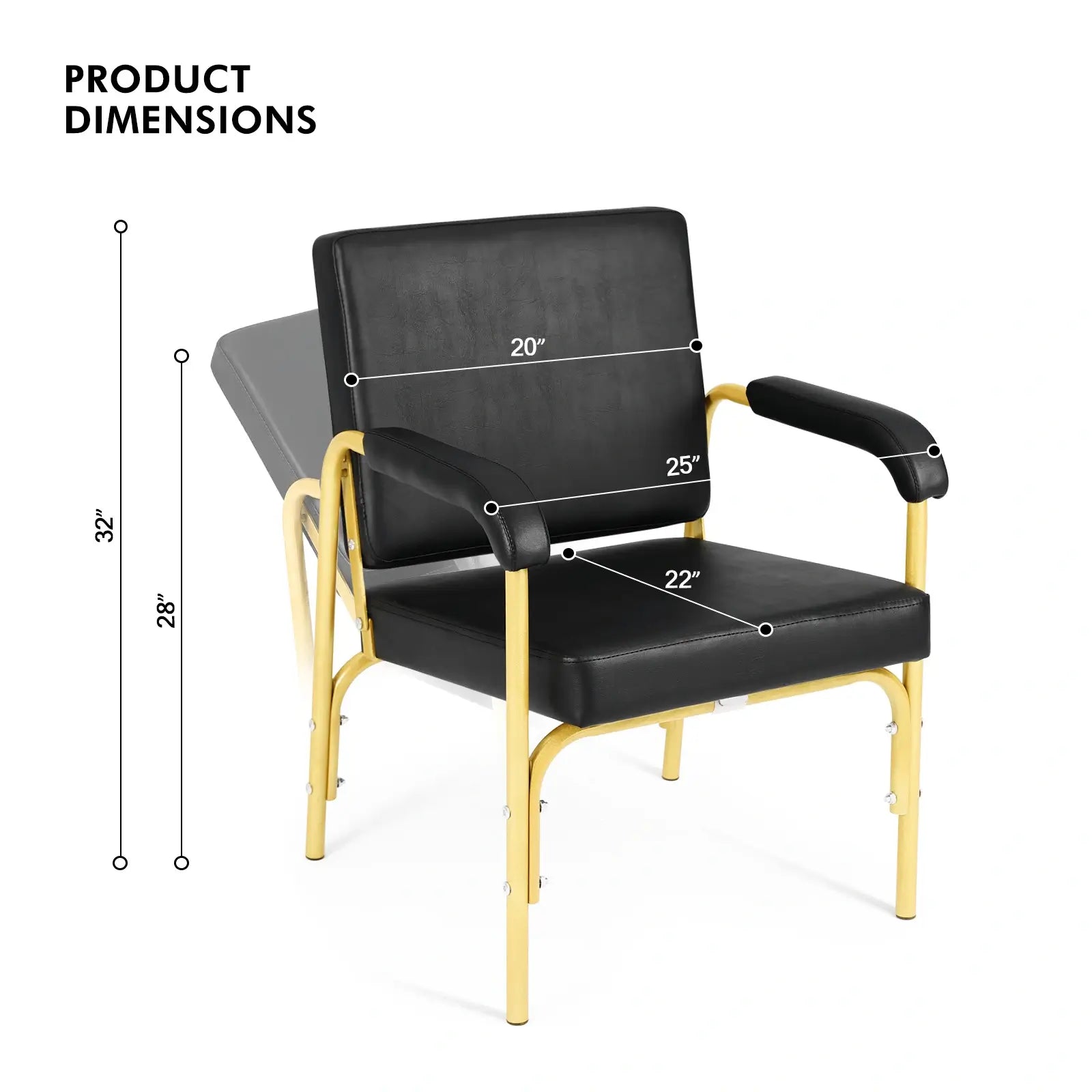 #1017 Shampoo Chair for Salon Reclinng Salon Chair Barber Chair